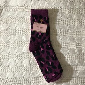 NWT Kate Spade Non-Slip Fuzzy Socks x 2